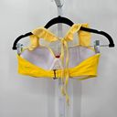 Disney  Bell Rose Yellow Padded Swimwear Bra Tie Back Costume Underwire Size S/M Photo 1