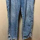 Pilcro  Cottage Utility Jeans Mid Wash Blue Denim Size Large Photo 2