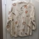 White Stag  linen blend blouse medium Photo 8