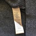 Rafaella  zip neck Cowl Pullover sweater in dark gray size Large Photo 2