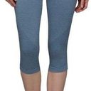 Lululemon  Leggings In The Flow Crop II Heathered Blue Denim Lulu Size 2 | XS Photo 0