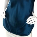 Cinq à Sept Cinq a Sept 5 a 7 Womens Size M Marta Silk Cowlneck Cami Top Blue Satin Slip Photo 2