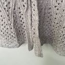 Anthropologie Knitted & Knotted Crochet Longline Cardigan Sweater Photo 8