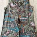 Denim & Co  Beach Patterned Green Dress Photo 0