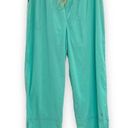 Danskin Turquoise Jogger Ladies LARGE Lightweight Stretch Dance Pants Photo 9