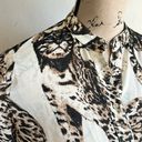 H&M  Conscious Button Down Bengal Cat Dress Size 4 Photo 6