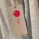 Yogalicious  Cowl Neck Sweatshirt Gray Size Large New with tags! Photo 48