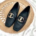 DKNY  Black Faux Leather Fern Loafers in Size 6.5 Photo 2