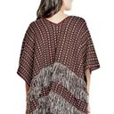 Guess Charlotte Jacquard Poncho Jacket Cape Sweater Photo 1