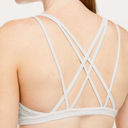 Lululemon Ease To Breathe Bra - White - 2 Photo 0