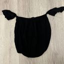 Brandy Melville Black Off the Shoulder Top Photo 0