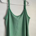 American Eagle Green Striped Knit Cami Mini Dress size XL Photo 5