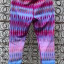 prAna  Roxanne bright festival tie dye Capri pants SMALL Photo 1