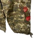 Style & Co  camouflage capri cargo pants with floral embroidery & tie hem size 16 Photo 2