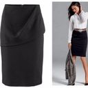 CAbi  Black Overlay Pencil Skirt Photo 1