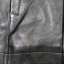 Liz Claiborne RARE Vintage Claiborne 100% Lambskin Leather Oversized Jacket SZ Large Photo 7