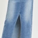 Risen Denim Maxi Skirt Photo 3