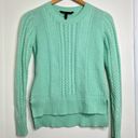 BCBG MaxAzria Mint Green Wool Blend Knit Sweater Women’s Size Small Spring Photo 1