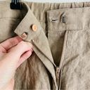 J.Jill  100% Linen High Rise Casual Trousers Camel size 16T Photo 8