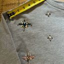 English Factory  long sleeve crew neck sweatshirt w jewel embellishments S NWOT Photo 5