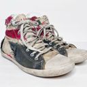 Dolls Kill Vintage Y2K Delias by  British Flag Canvas High Top Sneakers Size 9 Photo 1