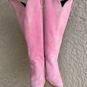 COWGIRL Chunky Heeled Boots in Pink Sz. 41 / 9.5 Photo 5