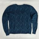 st. john's bay  100% cotton blue pattern cardigan -Size XL Photo 1