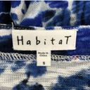 Habitat  Shirt Womens Small Blue White Floral Flowers Lightweight Knit Bloomcore Photo 5