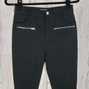 Le lis NWT  Stretchy Skinny Heavy Twill Moto Zipper Pants Women's Photo 2