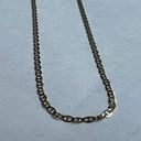 Tehrani Jewelry 14k Real Gold 1.4mm Flat Mariner Chain necklace  Photo 2