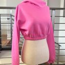 Naked Wardrobe  French Terry Hoodie in Bubblegum Pink Photo 1