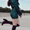 Celebrity fashion 2 Piece Sequin Outfit Green Size M Photo 0