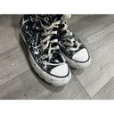 Converse  Run Star Women 6 Platform High Top Paint Splatter Black Canvas Photo 1