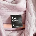 GapFit Lavender Pale pink quilted Funnel neck Hoodie sz small Photo 8