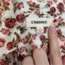 L'Agence  Ryan Rose Floral Button Front Top Small Photo 3