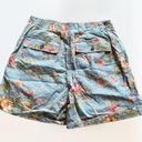 Jones New York  Women's Pink and Blue floral Shorts Photo 1