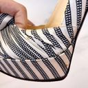 Christian Louboutin silk satin Greissimo striped pumps size IT 35 US 5 Photo 5