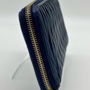 Miu Miu Navy Continental Leather Wallet Photo 2