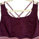 Torrid  Low-Impact Wireless Strappy Back Active Sports Bra burgundy jersey sz 2x Photo 1