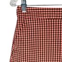 Lady Hagen  Gingham Check Golf Skort 6 Salmon Brown Pockets Skirt Shorts Photo 4