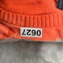 360 Cashmere  Sweater Womens XS Bright Orange 100% Cashmere Luxury Casual Preppy Photo 8