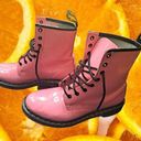 Dr. Martens  Pink Combat Boots with Soles Bouncing Womens Size 9 Photo 0