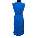 Donna Morgan  Blouson Bodice Dress Front Slit Size 2 Photo 4