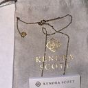 Kendra Scott Cross Gold Pendant Necklace in White Kyocera Opal Photo 3