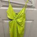 ZARA Green  Cutout Dress Photo 2