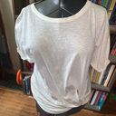 Twisted Sundance white tie  front normcore knit S blouse Photo 0