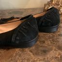 Preview International Women’s Size 8 Nordstrom  Black Suede Ballet Flats with Bow Photo 7