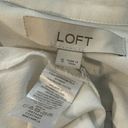 The Loft  Women's White Button Blouse size S Photo 5