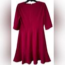 DKNY Ruby Fit & Flare Ruffle Hem Dress Photo 1