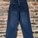 Wild Fable  Black Wash Denim Wide Leg Cropped Jeans Women's Size 00 Photo 1